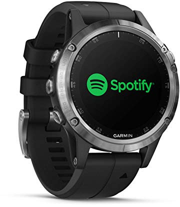 Garmin 010-01988-11 Fēnix 5 Plus Premium Multi-Sport Watch with Music/Maps and Pay - Black