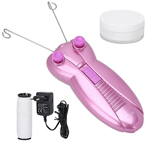 Epilatore Elettrico di Bellezza per Donna, Epilatore con Filo, Depilatore per il Viso da Donna Epilatore Elettrico con Filo per Donna Depilatore con Filo di Cotone Epilatore per il Corpo del Viso Depi