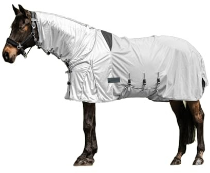 Waldhausen Eczema Fly Blanket Protect Silver Grey/Grey 115cm