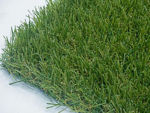 Gazon synthetique EDOUARD Hauteur totale 30 mm. Rouleau 2 x 5 m. 10 m2. Gazon très doux et garantie resistance UV 5 ans. Fibre en 4 couleurs Vert
