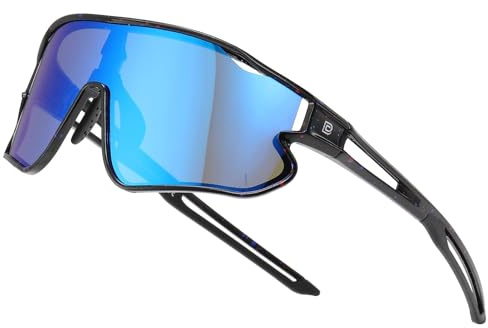 DUCO Barn solglasögon ungdom baseballsolglasögon lätta TR90 ram UV400 sport cykling solglasögon för pojkar flickor DCDK268