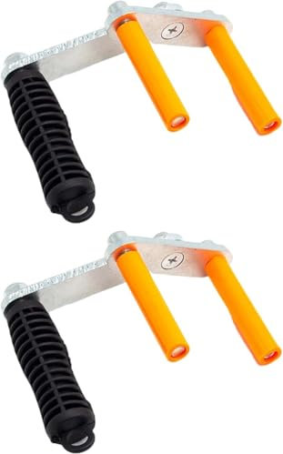 Y-Nut 2PCS Plasterboard Lifter Easy Panel Carrier Gripper Drywall Lifts Ergonomic Plate for Plywood Sheet Goods General Purpose Glass Handy Grip Hand Board Lifter Particle Thick Panels,Sliver