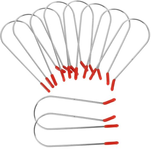 Artibetter Pinces à Bigoudis Faciles à Utiliser en Acier Inoxydable 304 Lot de 20 Accessoires Coiffure Clips de Fixation Couleur Aléatoire pour Rouleaux Chauffants