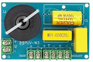 Uqezagpa Tweeter - Divisor de frecuencia de sonido de graves de 3 vías para altavoces de escenario KTV, accesorios, altavoces de frecuencia