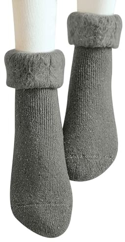 Teksome Mysiga strumpor för kvinnor – mysiga strumpor för kvinnor – stretch socktopp, delikat hantverk, ögla flapping kashmirstrumpor vardaglig klänning varm