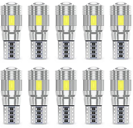 Auto LED Innenbeleuchtung,10 Stück 180 Lumen Auto Innen Beleuchtung 12V 1.7W LED Auto 5630 SMD Innenraumbeleuchtung LEDs mit EIN/AUS Schalter für Auto LKW Wohnmobil Van Bus Caravan Boat, Blau
