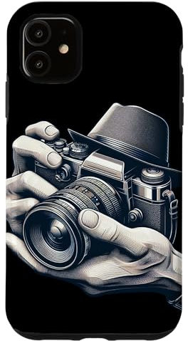 Vintage Analog SLR Camera Art Photographer Film Case for iPhone 11