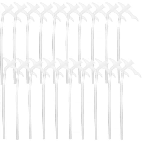 VZU 20PCS Expanding Foam Nozzle, Tubular Spray Foam Nozzle Tips, Spray Foam Nozzle for Caulking, Filling, Sealing Small Gaps in Balcony, Doors, Windows, Bathtubs