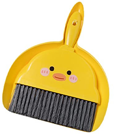 BOGEEL Scopa con paletta per studenti, set di scopa piccola per casa, camera da letto, soggiorno, letto, divano