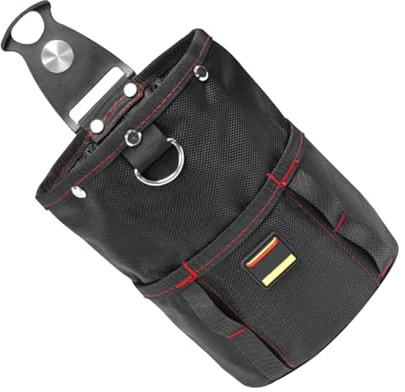 Utility -Werkzeugtasche - Werkzeugbeutel mit Gürtelclip | Oxford -Stoff Taille Aufbewahrungstasche für Hämmer Klebeband misst Nägelschrauben Bohrer