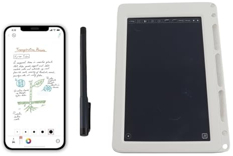 Cuaderno de Lápiz Inteligente Digital y Conjunto de Tablas de Escritura, Sincronización en Tiempo Real para Digitalizar, Convertir a Texto, Compatible con Teléfonos Inteligentes