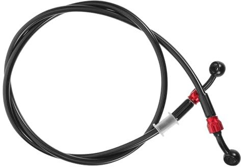 Didiseaon Tuyau de Frein Moto Hydraulique Tressé Alliage Aluminium Résistant pour Embrayage et Frein Flexible et Léger Adapté Aux de Modification et Motos Tout-usage