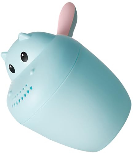 Baluue Animal-Shaped Bath Rinser Cup, Plastic Water Ladle for Shampoo and Hair Washing, Multipurpose Shower Water Scoop for Bathing