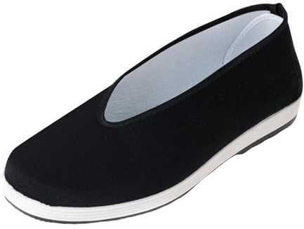BEALIFE Chaussures de Kung-fu Artisanales, polyvalentes et Confortables, conçues pour Les Arts Martiaux Traditionnels et Le Quotidien. Chaussures, Noir, Trente-Huit