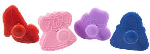 silikomart Set de 4 Cortapastas Tema Lady