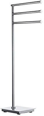 Smedbo Outline Lite Triple Handtuchhalter aus Edelstahl poliert, Silber