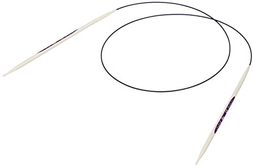 Prym Cirkulära stickstift/nålar, ergonomisk design, 4 mm x 80 cm längd, högpresterande syntetiskt material, flerfärgad, 17 x 3 x 1 cm