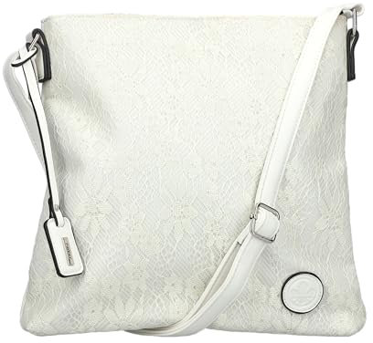 Rieker Women's H1033-55 Umhängetasche, Wit