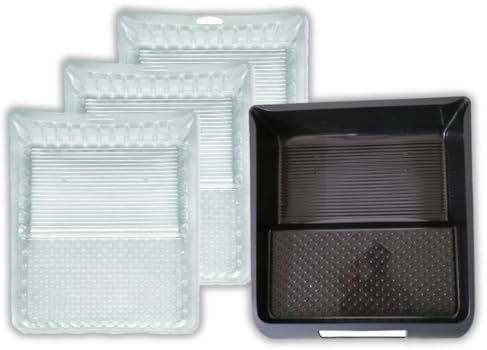 Kit de peinture 32 x 26 cm avec 3 bacs à peinture en plastique