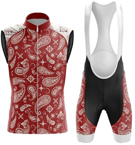 Conjunto Ciclismo Hombre Ropa Ciclista Verano Maillot Bicicleta Sin Mangas