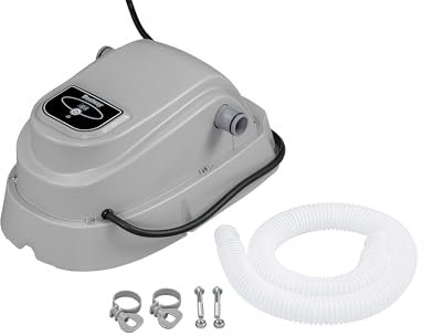 Bestway Riscaldatore per Piscine Fuori Terra, Adatto per Piscine da 4,6 m, Grigio
