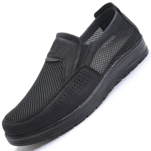 Zapatos ortopédicos de malla transpirable para hombre, cómodos, ligeros, antideslizantes, para verano, al aire libre, cómodos y ligeros