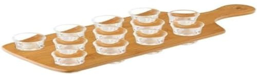 Utopia Drinks Paddle Board 12 Shot with 12 Hot Shot Glasses | Drinks Paddle, Shot Flight