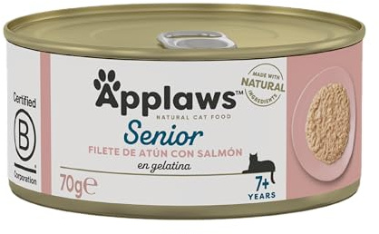 Applaws Cat Tin 24 X 70g Senior Tuna with Salmon