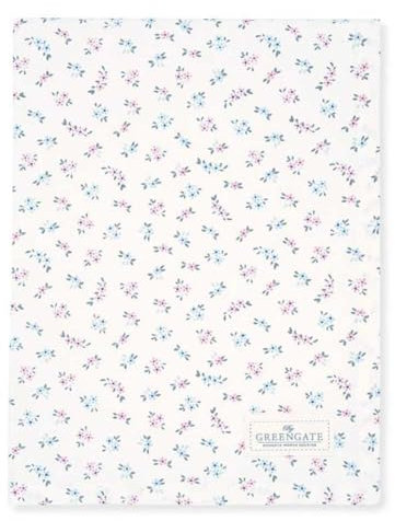 GreenGate Geschirrtuch Küchentuch Tea Towel Emely Petit White Blumenmuster Baumwolle 50 x 70 cm