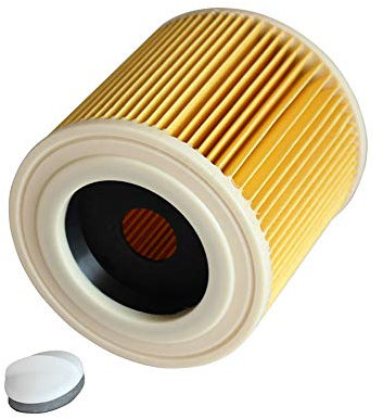 INF Filtro HEPA para Kärcher WD2/WD3/MV3/MV2/A2004/A2054/A2204/A2656, Filtro de aspiradora para alérgicos contra el Polvo Fino y los olores