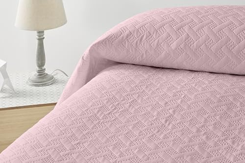 Degrees Home Liso – Couvre-lit Fin Multi-Usage (230x260) – Dessus de Lit 2 Personnes Uni en Microfibre Douce et Légère pour Toutes Saisons – 100% Microfibre de Haute Qualité