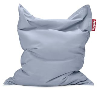 Sitzsack xxl mit Füllung Fatboy Original Stonewashed - Erwachsene - Sitzsacks Kinder - Gaming Sitzsack - Bean Bag Chair - XXL - 180 x 140 cm -Misty Blue