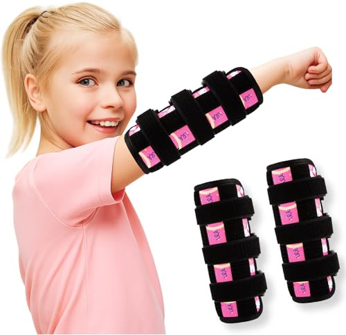 JLFDLLYYZQ 2 Piezas Daumen Saugen Stop FüR Kindern, Tope De SuccióN Para El Pulgar Para NiñOs, Para Evitar Que Se Chupe Los Dedos Y Para No Morderse Las UñAs, FéRula Para Pulgar Bebe(Pony rosa)