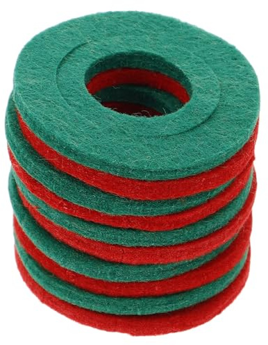 Hohopeti 10 pièces Rondelles de Protection pour Borne Batterie Fibre Anti-corrosion et Verte Tampons de Protection Durables pour Entretien et Prévention des Bornes de Batterie Voiture