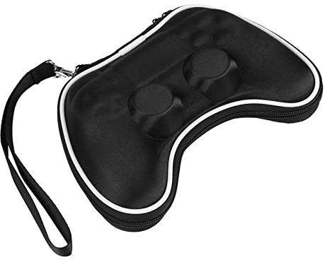 Cryfokt Custodia per Controller Portatile Antiurto di Alta qualità - Custodia da Viaggio Nera per 4 Gamepad, Perfetta per gli Appassionati di Giochi