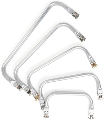 IKFGTJRE Chiusure Clutch 10 Pezzi Fai da Te in Metallo for Borsa, Maniglia, Chiusura a Scatto for, Accessori for Sartoria, Parti for Borse Zaino per l'artigianato(30cm)