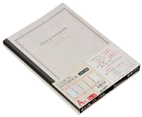 5 Farben Pakkuno-B507A-5P Nakabayashi schwingen logische Notebook klassischen B5 Gr??e einer gezogenen Linie (Japan-Import)