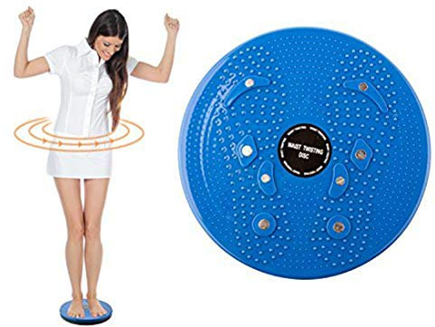 TRIXES Disco Twist per Gli Esercizi di Torsione di Vita e Fianchi - Fitness e' allenamento Aerobico - blu