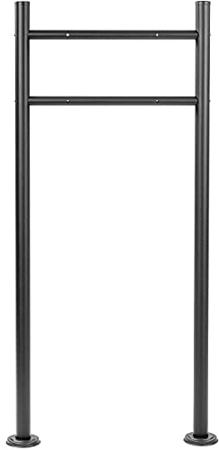 STILISTA Universal Briefkastenständer 120 cm, Modellwahl, Zwei Beine, Anthrazit