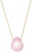 SIMPLÍ BASIC Rose Quartz chain Necklace 18K Gold Plated Natural Stone Pendant | Protection Jewellery | Gifts for Women | Thoughtful Gifts | Gift Box