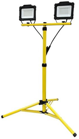 Projecteur LED de chantier 2x30W 2x3000lm 4000K avec trépied ajustable
