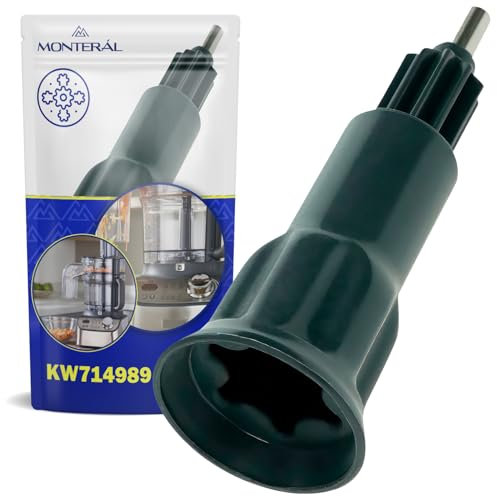 MONTERAL Drive Shaft for Kitchen Food Processor with Original Code KW714989 for Kenwood - Warranty 10 Years