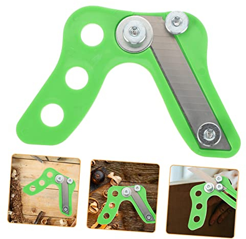 NUOBESTY 2pezzi Pialla Manuale Blocchi Strumento Per Lisciare Bordi e Smussare Pialla Ad Arco Piccola Lame Regolabili Per Lavorazione Manuale e Rifinitura