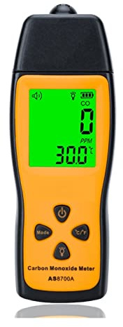 Handhållen kolmonoxidmätare bärbar Co Gasläcksdetektor Gasanalysator Hög precisionsdetektor de gasmonitor Tester 1000ppm