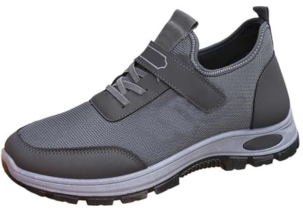 Zapatos deportivos para hombre Zapatos de malla Zapatos casuales Zapatos para correr, gris, 39 EU