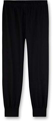 Sanetta Jungen Schlafanzughose Pants, Schwarz (super Black 10015) 140