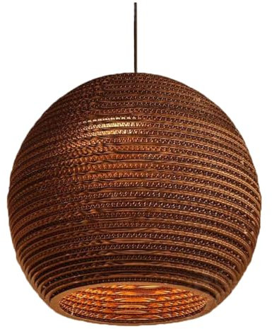 UKCOCO Kugel-Papier-Kronleuchter Laterne Pendelleuchte Laterne Kronleuchter Gewebtes Licht Im Südostasiatischen Stil Nackte Puppe Karton Lampe