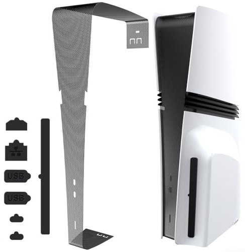 HomeVortex Protezione ottica per console PS5 Pro in PVC con design in silicone, accessori per console di gioco PS5 Pro