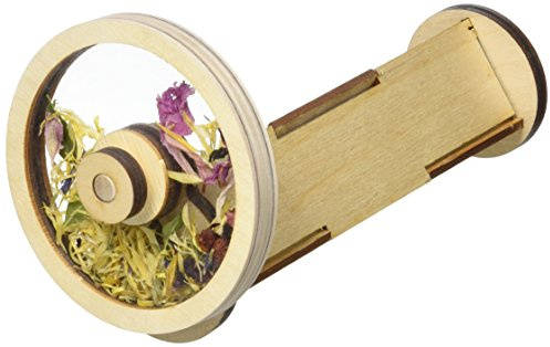 Rio Lindo Flowerscope Caleidoscopio, Madera, Marrón, 20 x 3 x 3 cm
