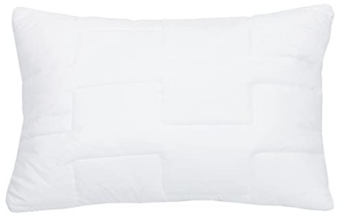 ZOLLNER Deluxe Kissen - 3-Zonen Kopfkissen - Made in Europe – Polyester - waschbar bis 95°C - 50x80 cm - Hotelqualität - Oeko Tex® Zertifiziert